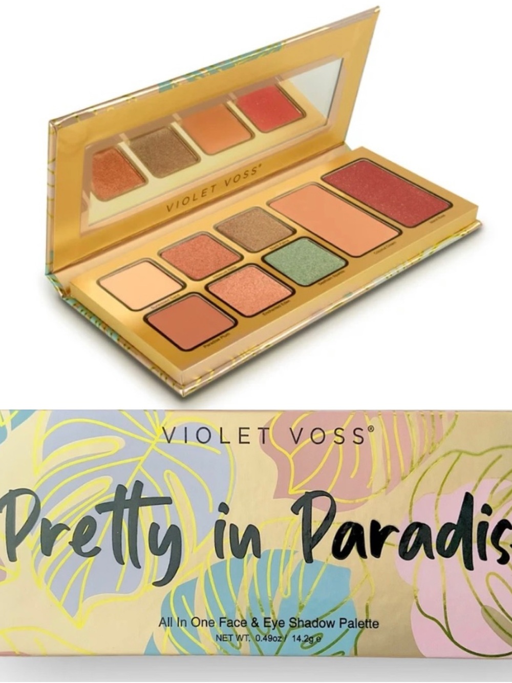 VIOLET VOSS | Pretty in Paradise all in one face & eyeshadow palette